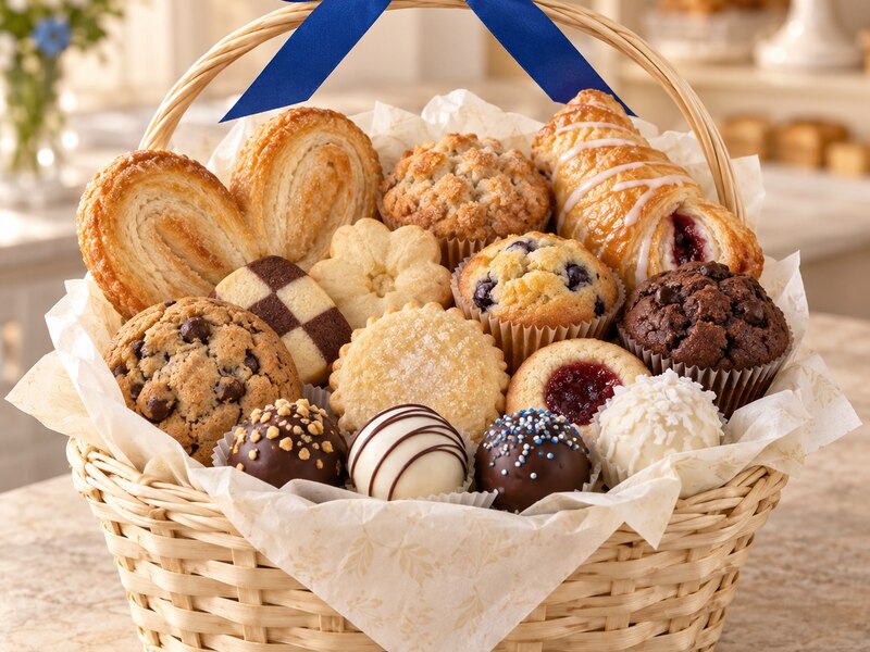Special River Q’s pastry basket assortment