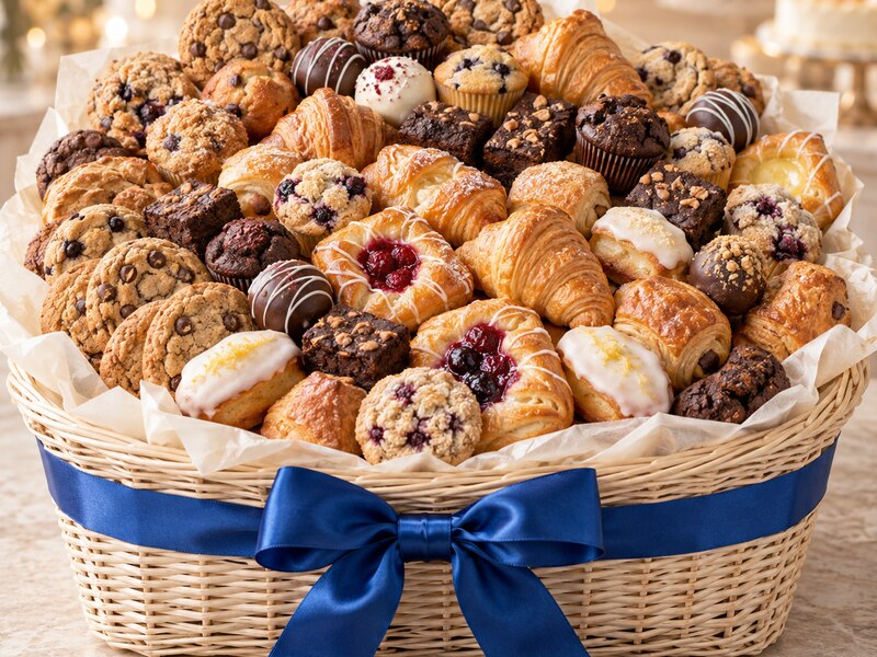 X-Large River Q’s pastry basket assortment