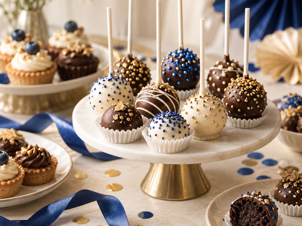 Festive baked treats for a celebration
